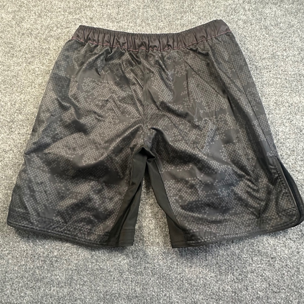 Black Patterned Athletic Shorts - image 4